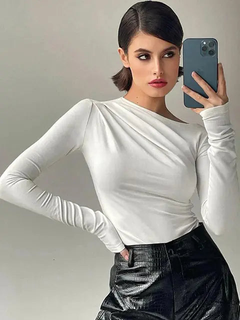 Autumn Streetwear Crop Tops
