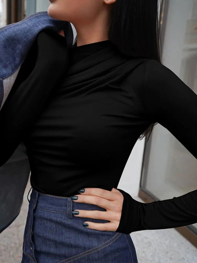 Autumn Streetwear Crop Tops