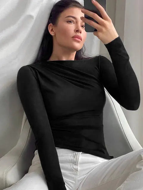 Autumn Streetwear Crop Tops