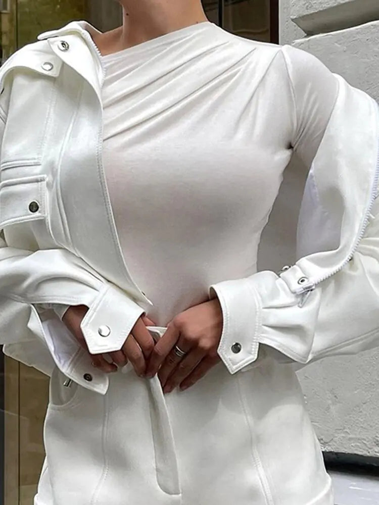 Autumn Streetwear Crop Tops